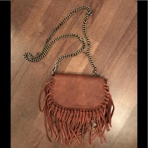 Fringe purse - tassels are genuine suede